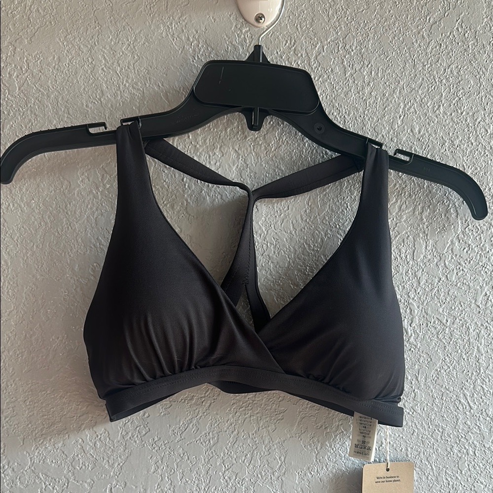 Patagonia Black Bikini Top with Racerback Design